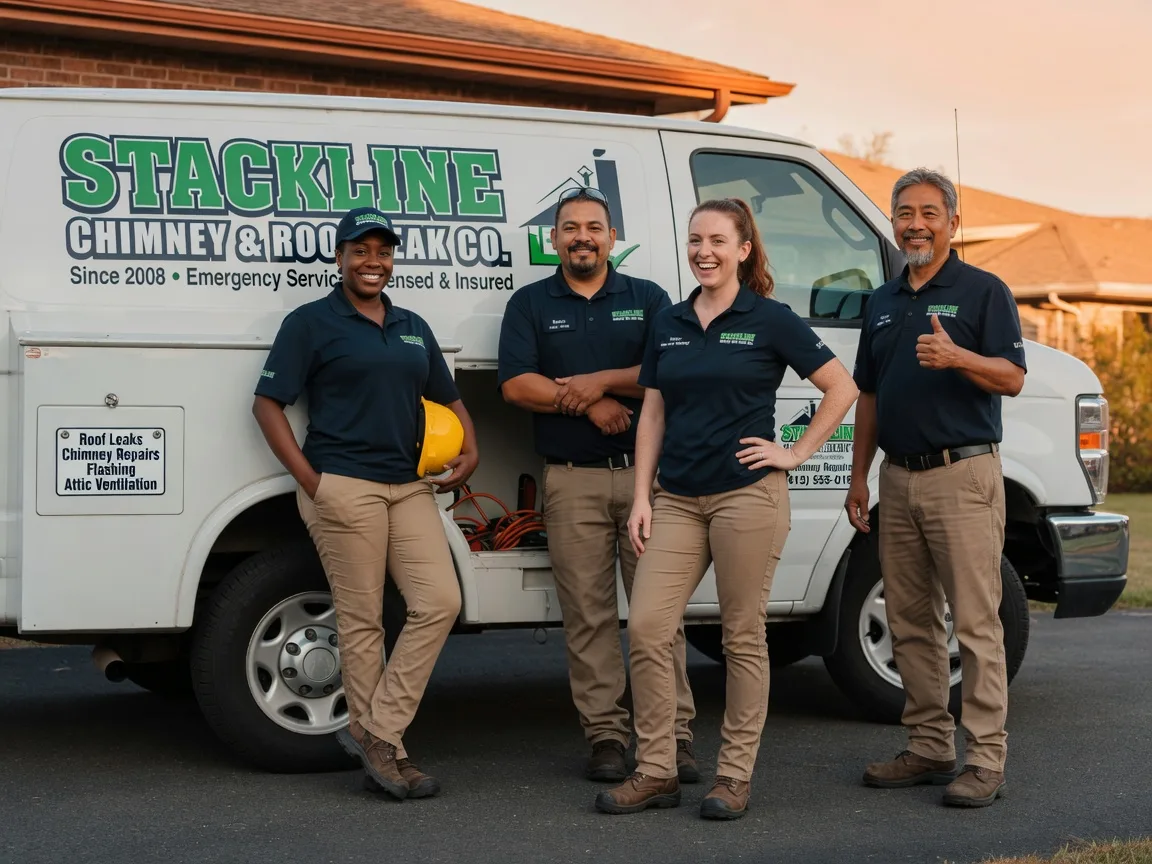 Chimney flashing repair company in Muncie, IL